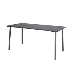 Foto van George table 160x80x75 cm alu anthracite