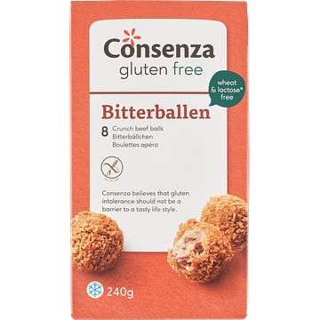 Foto van Consenza bitterballen glutenvrij 240g bij jumbo