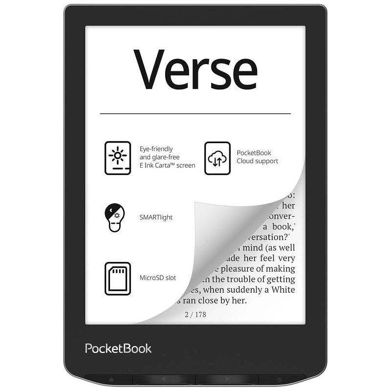 Foto van Pocketbook verse ebook-reader 15.2 cm (6 inch) grijs