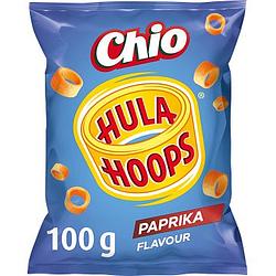 Foto van Chio hula hoops paprika flavour aardappelsnack 100g bij jumbo