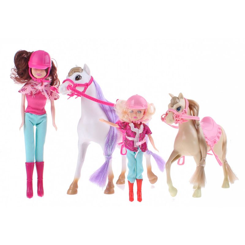 Foto van Toi-toys speelset kailey's paard en pony 4-delig