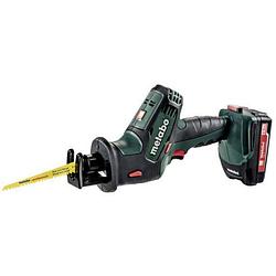 Foto van Metabo sse 18 ltx compact accu-reciprozaag 602266500 sse 18 ltx compact incl. 2 accus, incl. accessoires