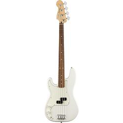 Foto van Fender player precision bass lh polar white pf