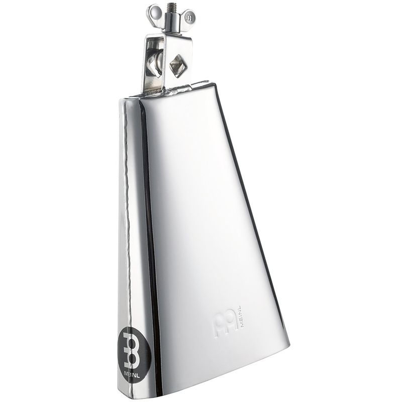 Foto van Meinl stb80s-ch cowbell small mouth 8 inch gepolijst chroom