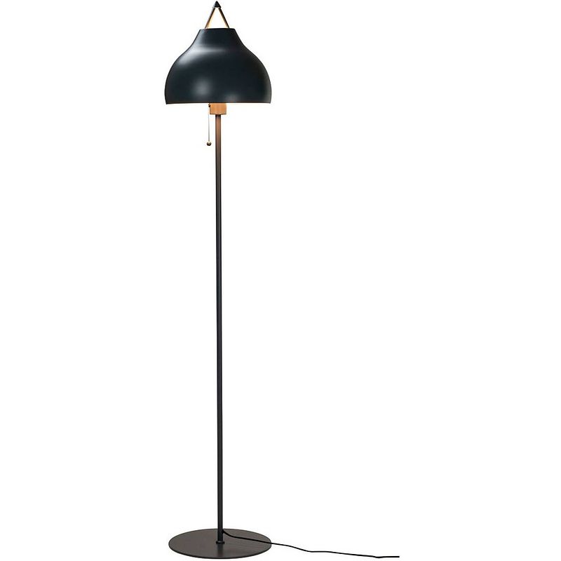 Foto van Dyberg larsen vloerlamp pyra 150 cm e27 staal 60w matgrijs