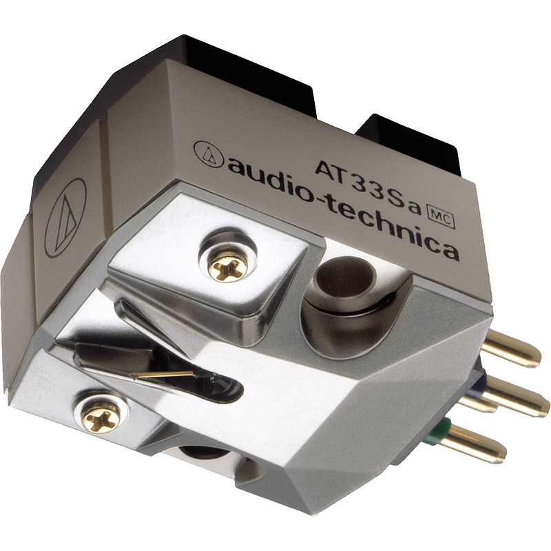 Foto van Audio technica at-33sa dual mc cartridge, naakte shibata stylus