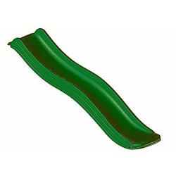 Foto van Intergard glijbaan groen met wateraansluiting voor houten speeltoestellen 0,90m platvormhoogte