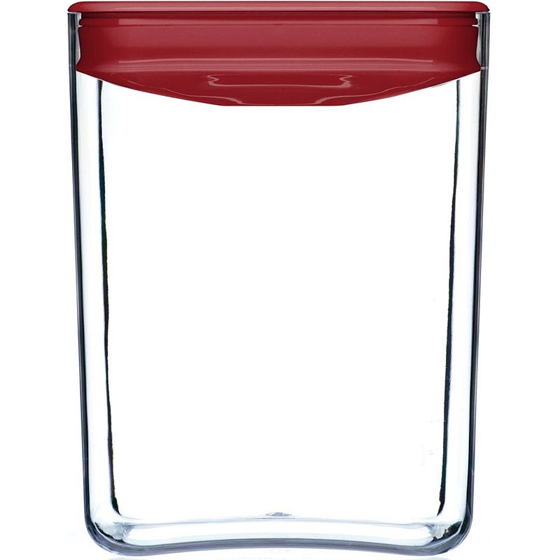 Foto van Clickclack vershoudbox pantry cube 2,8 l polycarbonaat rood