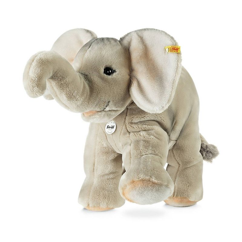 Foto van Steiff knuffel olifant trampili, grijs