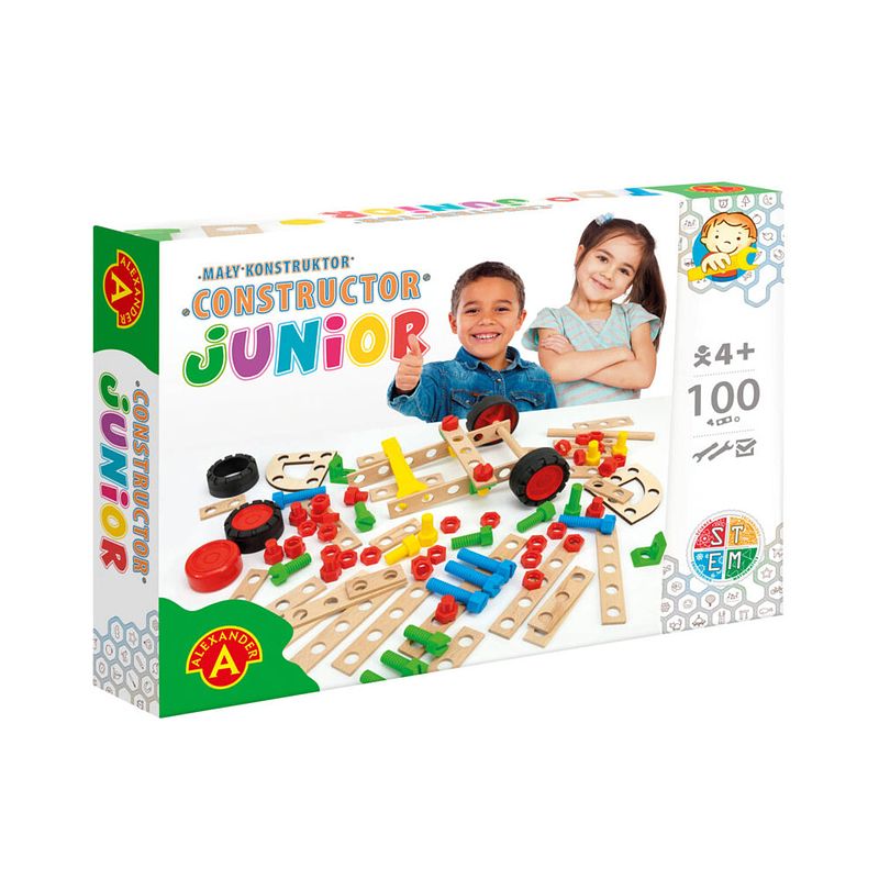 Foto van Alexander toys constructor junior - do it yourself construction sets - 100p