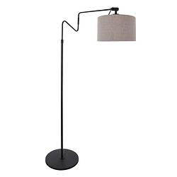 Foto van Steinhauer linstrøm vloerlamp -- bruin en zwart