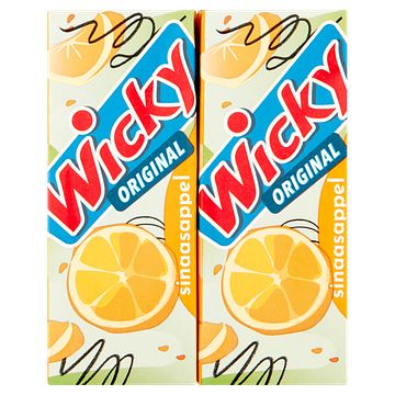 Foto van Wicky original sinaasappel 10 x 200ml bij jumbo