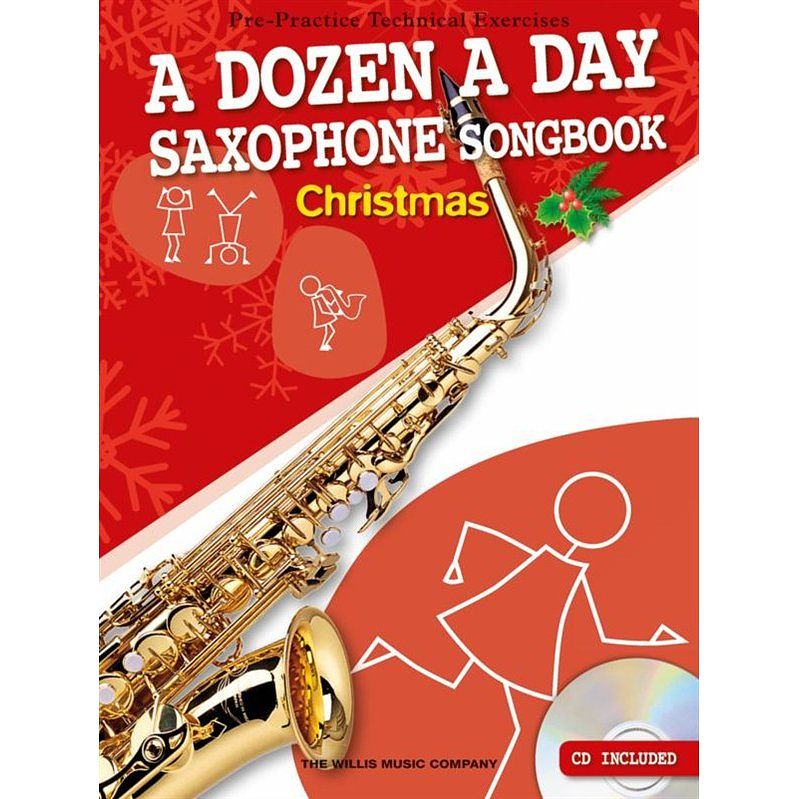 Foto van Willis music - a dozen a day alto saxophone songbook: christmas