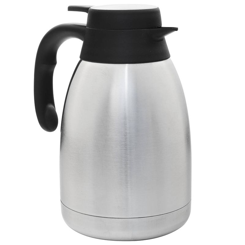 Foto van Rvs thermos/isoleerkan 1,5 liter - thermosflessen