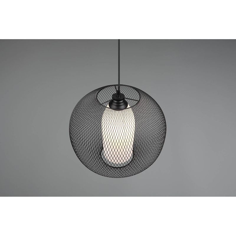 Foto van Industriële hanglamp filo - metaal - zwart