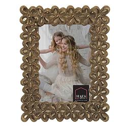 Foto van Haes deco - fotolijst 10x15 goudkleurig, formaat 16x3x21 cm - dramatic chic