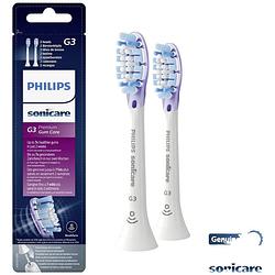Foto van Philips sonicare aufsteckbürstenköpfe opzetborstel voor elektrische tandenborstel 2 stuk(s) wit