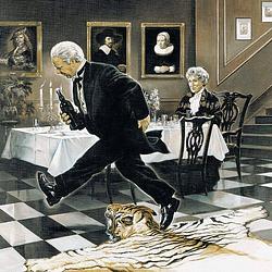 Foto van Renato casaro - sylvester dinner kunstdruk 70x70cm