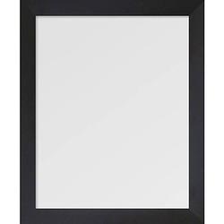 Foto van Artesania basic rechthoekige spiegel 40x50 cm zwart