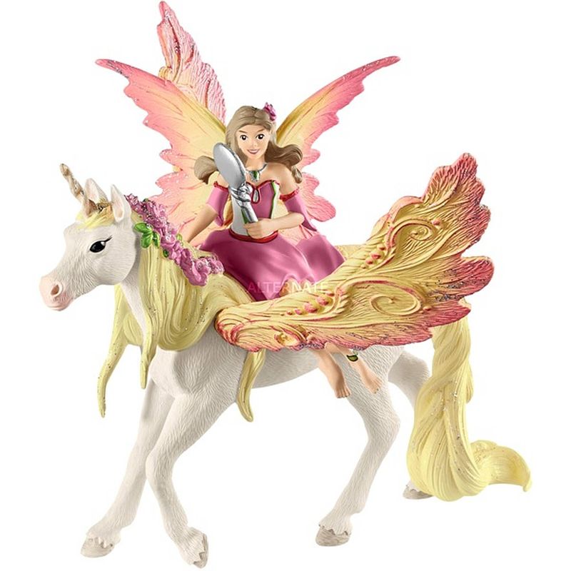 Foto van Schleich bayala - fairy feya with pegasus unicorn 70568