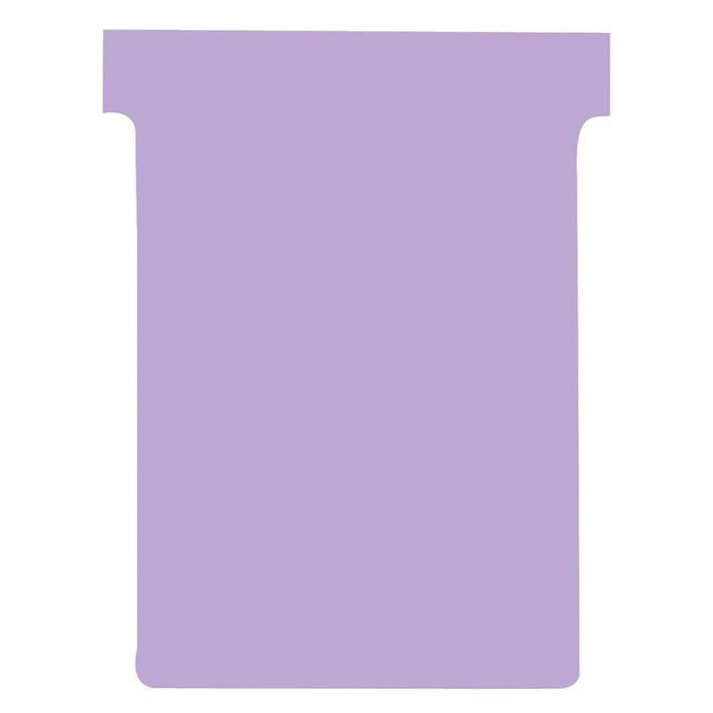 Foto van Nobo t-planbordkaarten index 3, ft 120 x 92 mm, violet