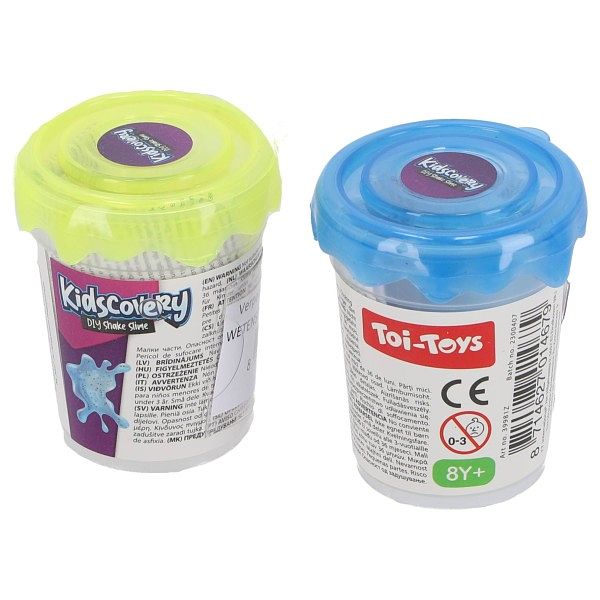 Foto van Kidscovery wetenschap slijm shake confetti