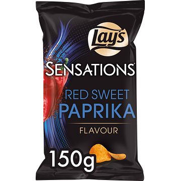 Foto van Lay's sensations red sweet paprika chips 150gr bij jumbo