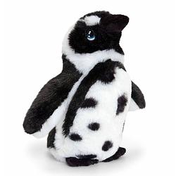 Foto van Keel toys pluche humboldt pinguin knuffeldier - wit/zwart - staand - 18 cm - knuffeldier