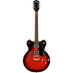 Foto van Gretsch g5622 electromatic center block claret burst semi-akoestische gitaar