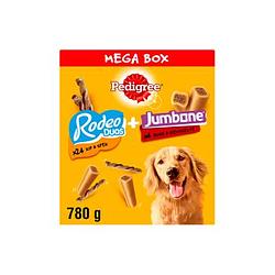 Foto van Pedigree mega snackbox rodeo & jumbone hondensnacks 780g bij jumbo