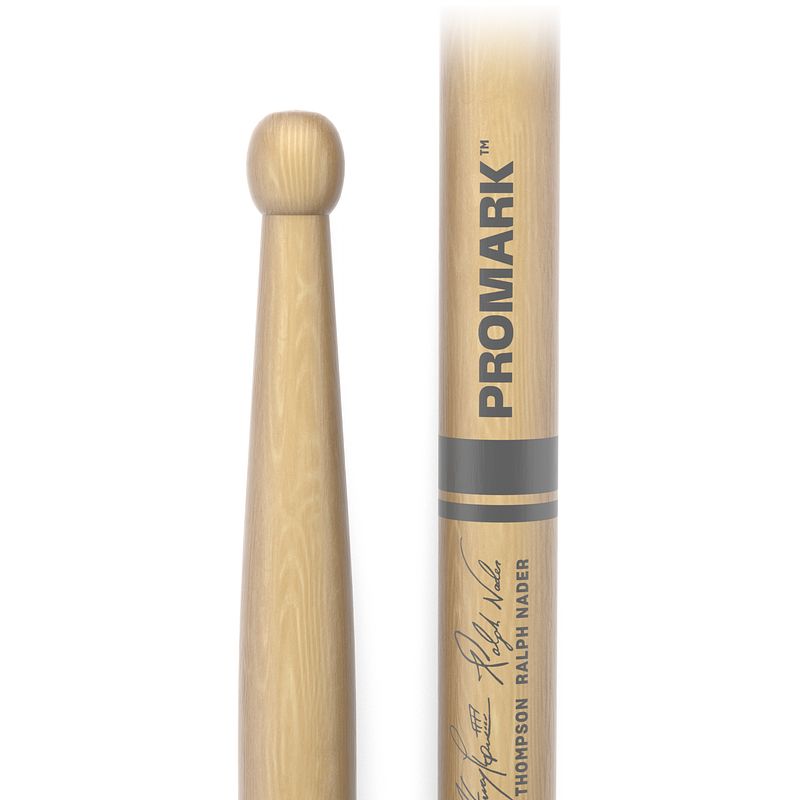 Foto van Promark byos hickory marching drumstokken met houten tip