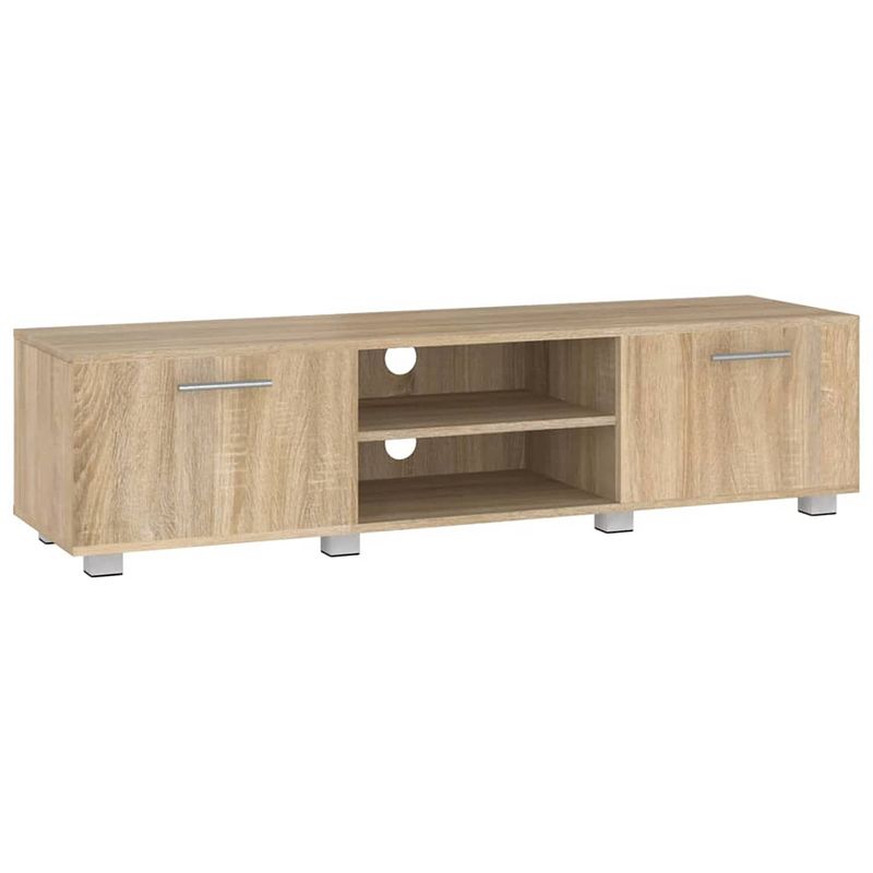 Foto van Vidaxl tv-meubel 140x40x35 cm bewerkt hout sonoma eikenkleurig