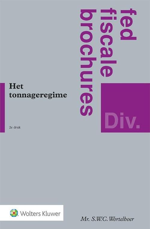 Foto van Het tonnageregime - paperback (9789013157598)