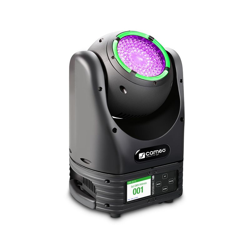 Foto van Cameo movo beam z100 beam moving head met led ring