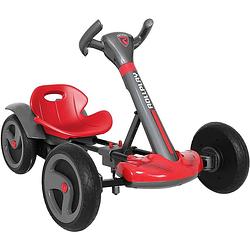 Foto van Rollplay elektrische kart flex 3 km/u grijs/rood