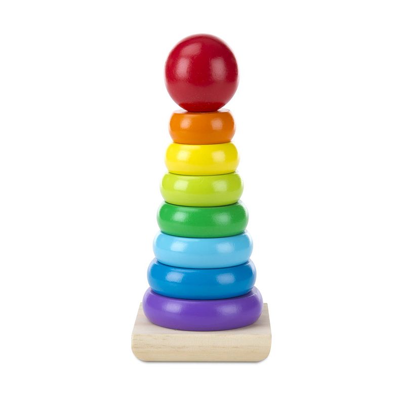 Foto van Melissa & doug stapelaar regenboog 9-delig