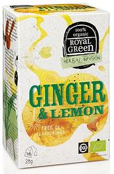Foto van Royal green ginger lemon thee