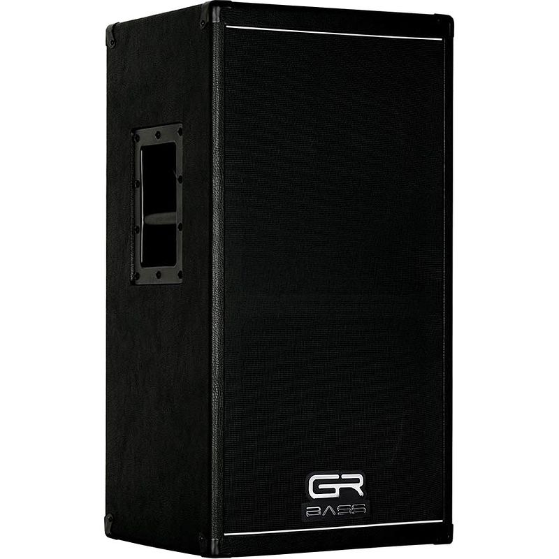 Foto van Grbass gr208/t8 500w 2x8 basgitaar cabinet 8 ohm zwart