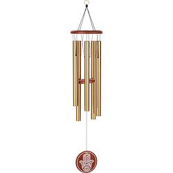 Foto van Meinl hmc36b meditation chime hamsa bronze windchime met 5 staafjes