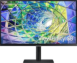 Foto van Samsung ls27a800ujpxen monitor zwart