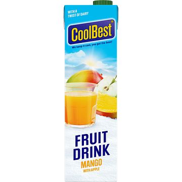 Foto van Coolbest fruitdrink mango 1l bij jumbo