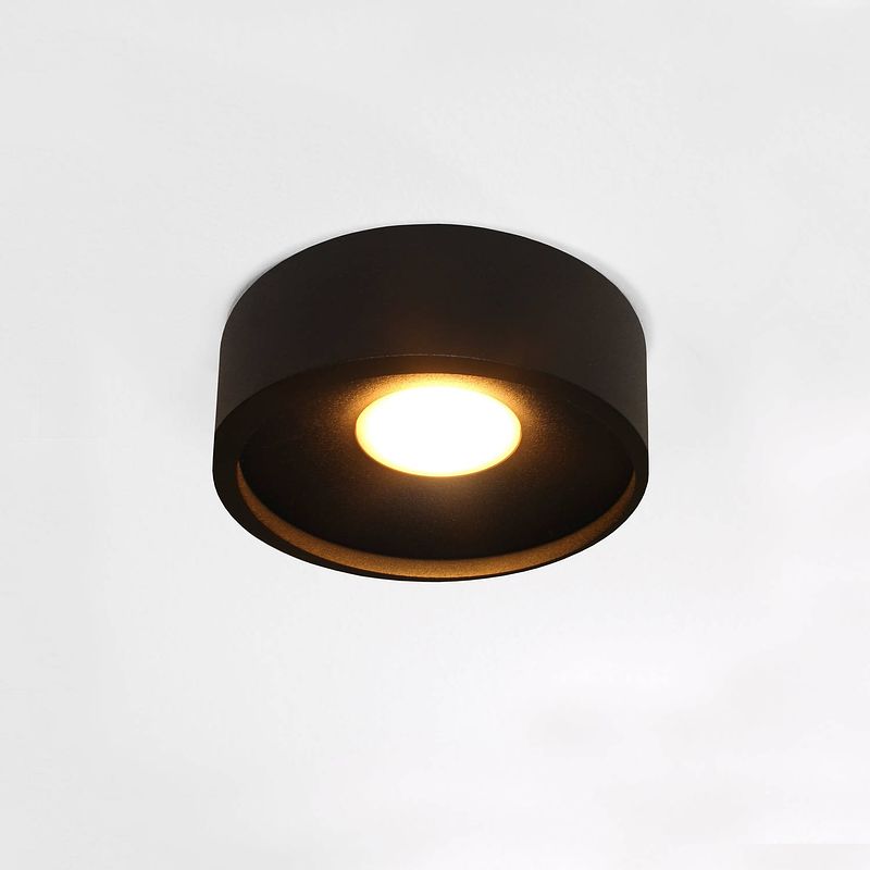 Foto van Artdelight plafondlamp orlando ø 14 cm zwart