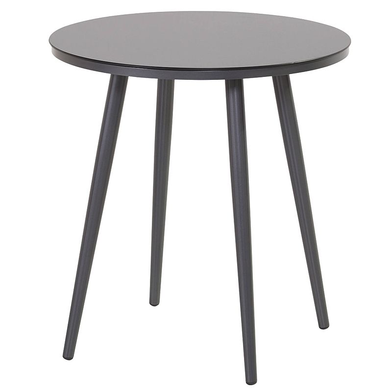 Foto van Hartman sophie studio bistro tuintafel hpl rond - ø66x73 - donkergrijs