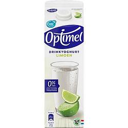 Foto van 2 voor € 3,00 | optimel drinkyoghurt limoen 0% vet 1 x 1l aanbieding bij jumbo
