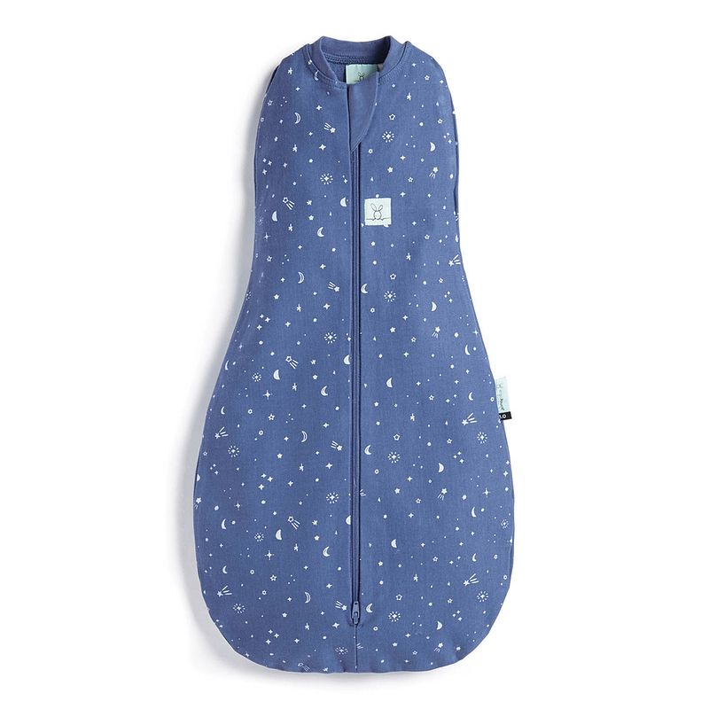 Foto van Ergopouch baby inbaker slaapzak cocoon - tog 0.2 (night sky, 3-6m)