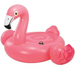 Foto van Intex opblaasbaar figuur mega flamingo ride-on - 218 x 211 x 136 cm