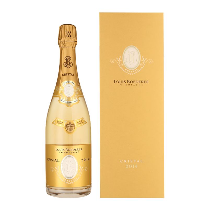 Foto van Louis roederer cristal 2014 75cl wijn + giftbox