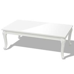 Foto van Infiori salontafel 115x65x42 cm hoogglans wit