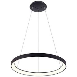 Foto van Deko light sculptoris 800 342198 hanglamp led led vast ingebouwd energielabel: f (a - g) 60 w diepzwart (ral 9005)