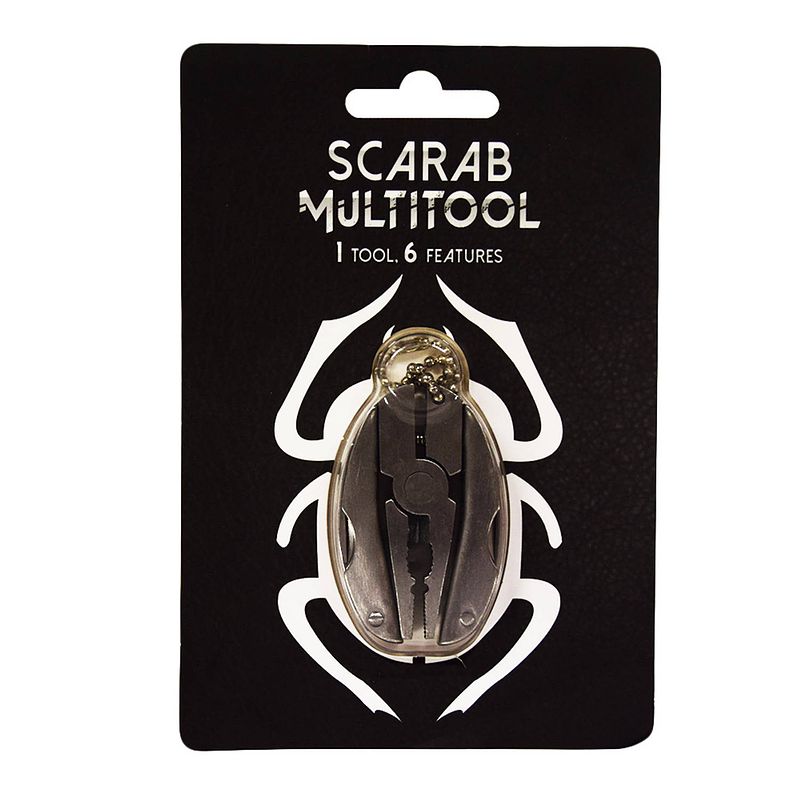 Foto van Scarab multitool - groen/zwart